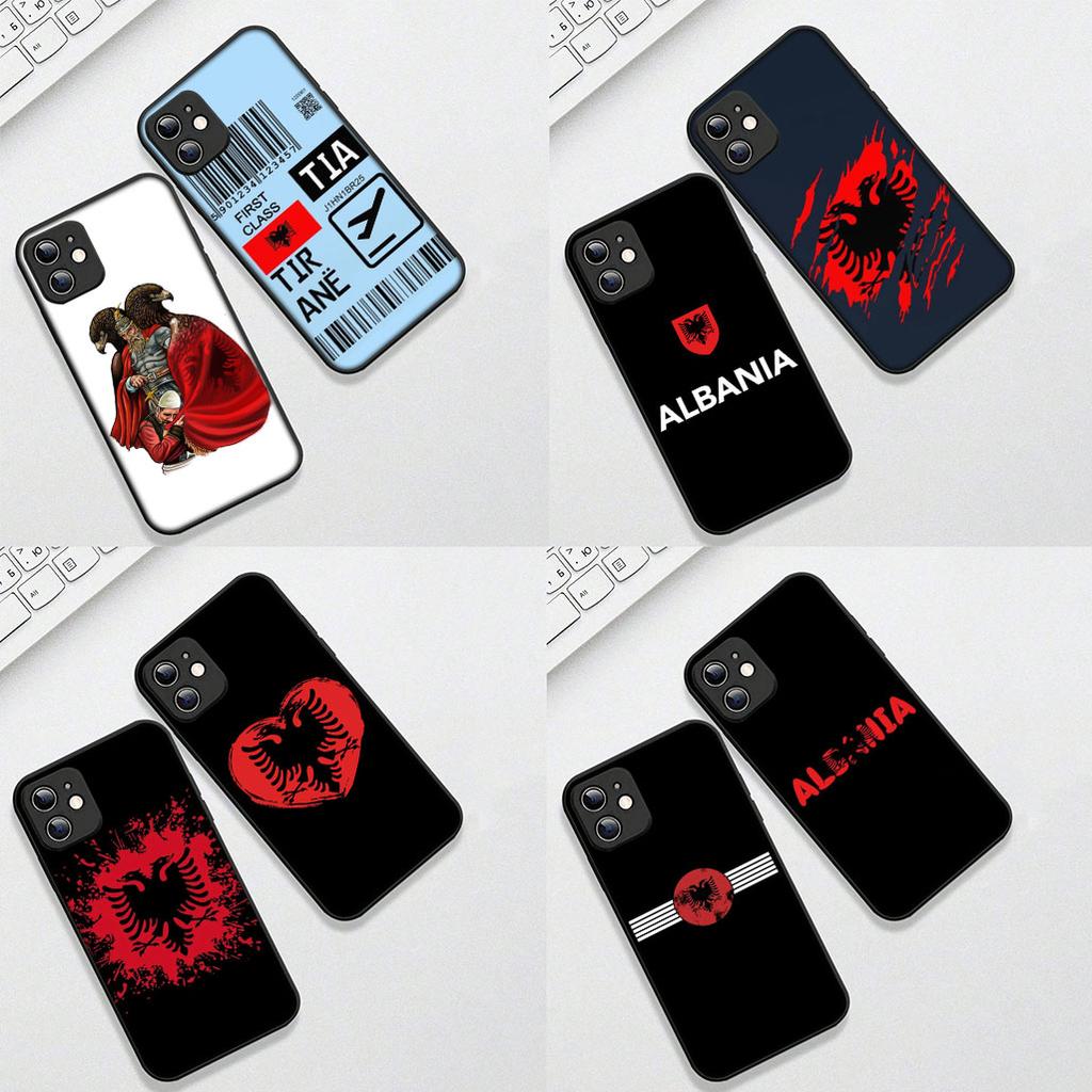 Casing for Xiaomi Redmi Note 13 14 Pro Plus ProPlus 14C 13C Pro+ 5G Phone Cover Protective Case Albania Albanians Flag