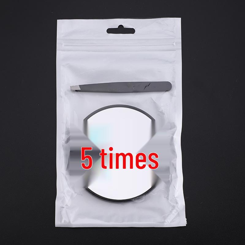 Lusterko powiększające z przyssawką 5x/10x/15x: Narzędzie kosmetyczne wysokiej rozdzielczości do makijażu, usuwania zaskórników i wyciskania pryszczy