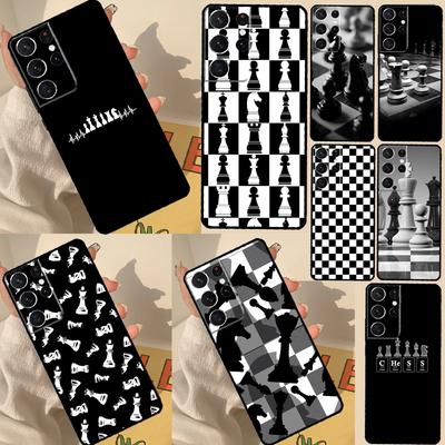 Chess Case For Samsung Galaxy S21 S22 Ultra S20 FE S8 S9 S10 Note 10 Plus Note 20 Ultra Cover