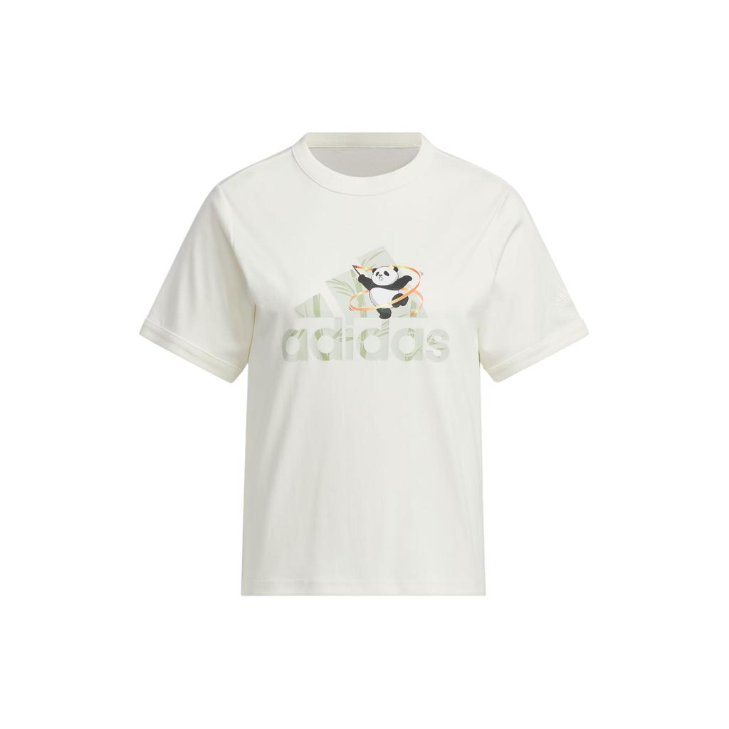 New Adidas T Shirt Women's Jade White JI6868