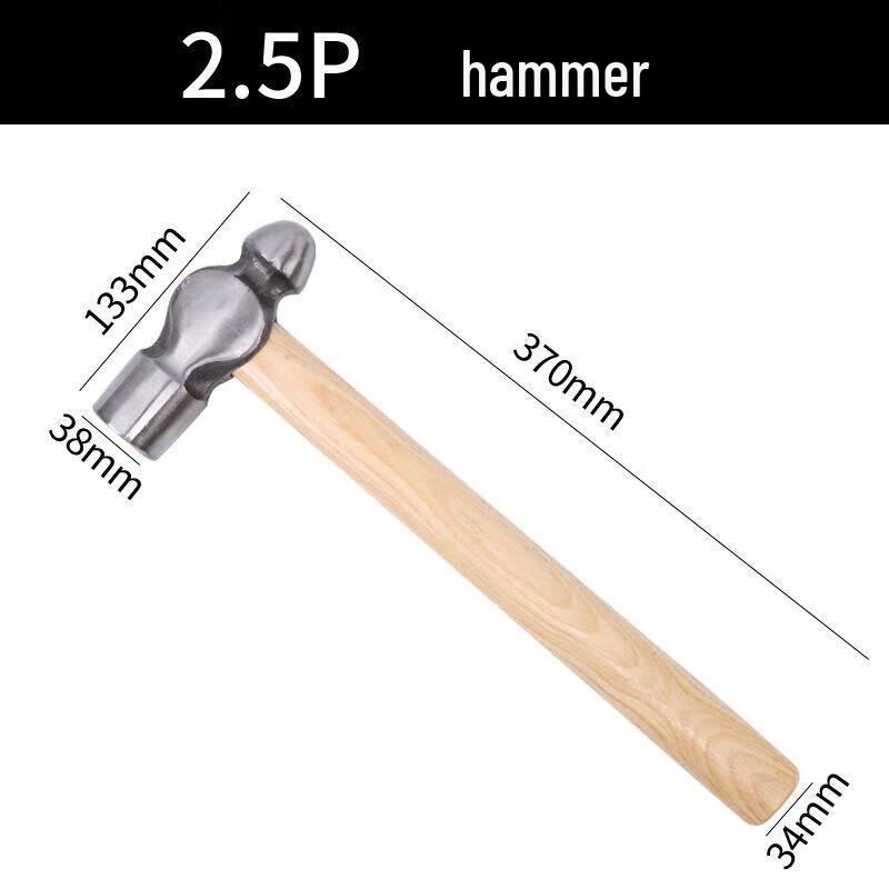 Explosion-proof Wood Handle Round Head Hammer