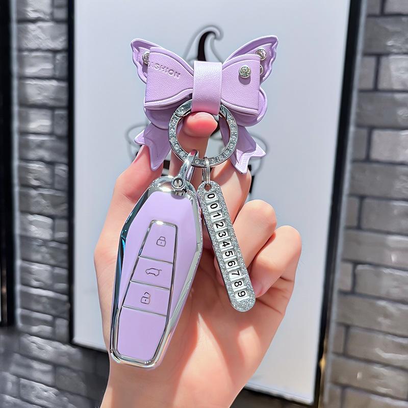 Tpu Car Remote Key Case Cover Protect Shell Fob For Chery Icar 03 Icar03 Aiqar Eq7 Eq5 Eq3 Jaecoo J6 J7 J8 Accessories