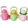 Double Drink Pumpkin Cup New Portable Water Cup Children Cute Large Capacity Stainless Steel Student Thermos Cup