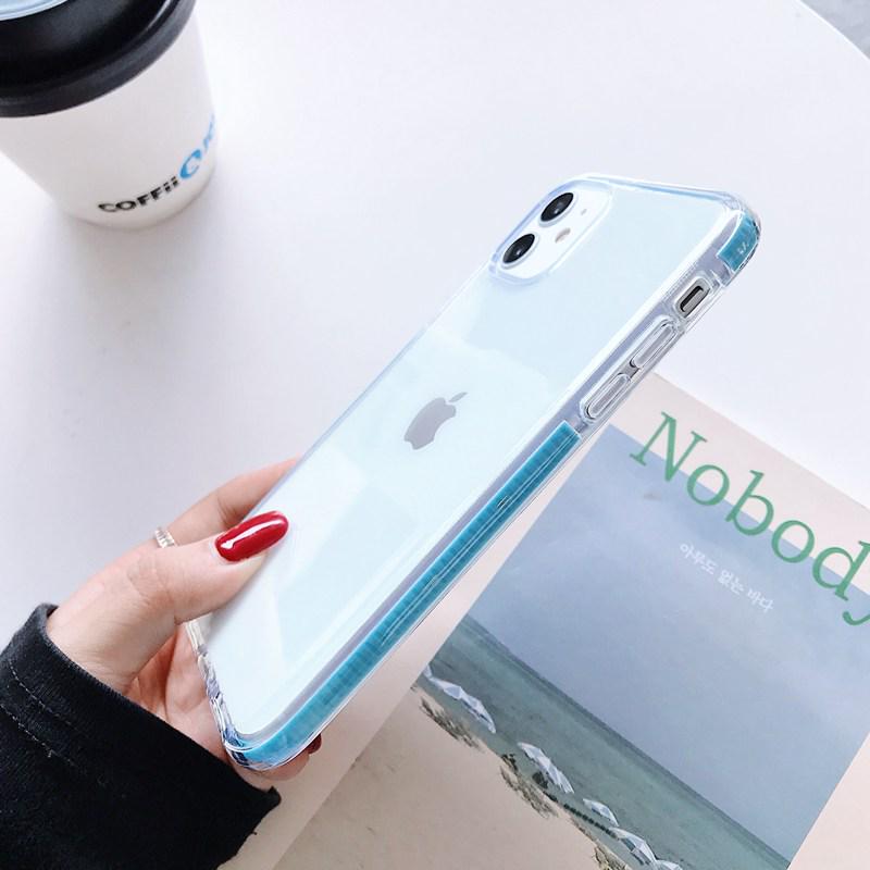Compre Moldura colorida Capa anti-queda do celular para iPhone 6 7 8 8 X 11  Pro Max Huawei Honor 20 9X Nova 5 6 7 Celular Transparente Tampa traseira  protetora barato — frete grátis, avaliações reais com fotos — Joom