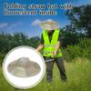 2Pcs Adjustable Foldable Straw Sun Hat Breathable Fishing Sunshade Caps Wide Brim Hat  Summer