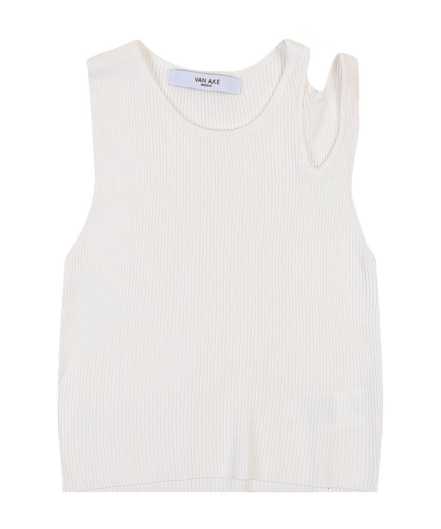 Vanake Shoulder Point Sleeveless_Vb38Toug04Z Color: Black (Bk) / Free (Free)