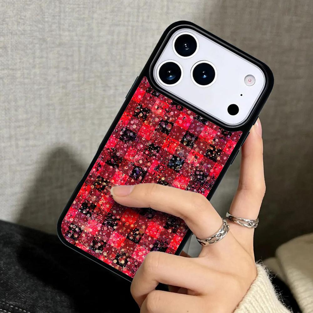 Capa Case for iPhone 17 Air 16 Pro Max 15 Plus 11 13 Mini 14 12 Back Phone Cover Scottish Plaid Warm Plaid