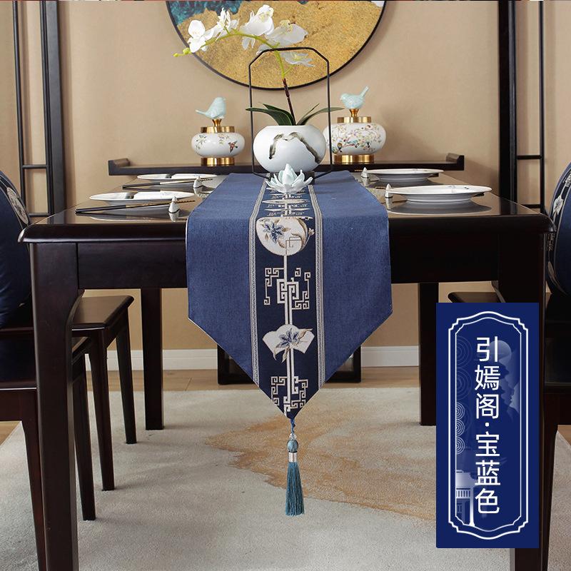 Wasserdichter Tischläufer Luxus Haushalt Küche Abendessen Zubehör Teezeremonie Party Dekoration Tischdecke Quasten Vintage