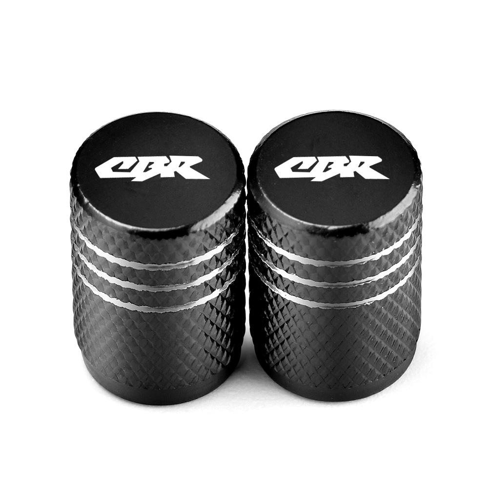 CBR Motorcycle Tire Valve Air Port Stem Cover Cap Plug CNC Aluminum Accessories For Honda CBR125 250 250R CBR600 F2 F3 F4 F4i