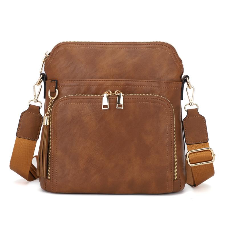 Women's Bag, High-end Commuting Shoulder Bag, Simple and Versatile Crossbody Bag, European and American Handbag, Small Square Bag