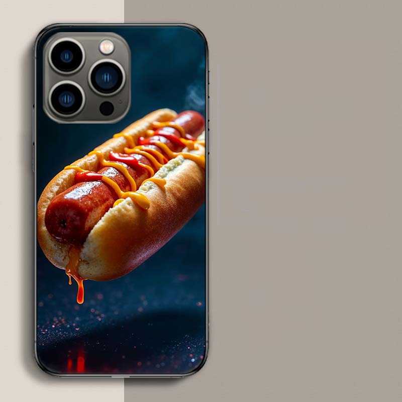 Onion and Pepper Flavored Grilled Sausage Hot Dog Phone Case For Iphone 17 Air 15 Pro 14 Plus 16 Pro Max 17E 16E 12 13 Mini 11