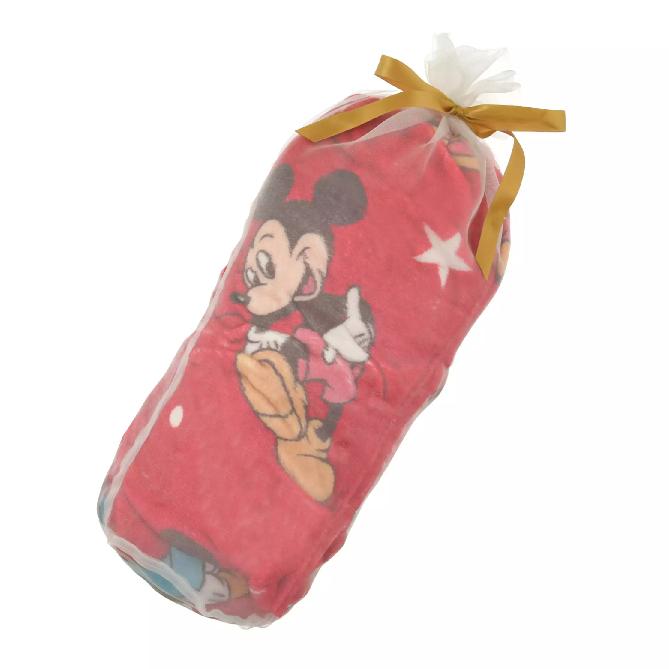 Disney Kids' ENJOY WINTER Blanket All-Over Print Mickey & Friends Japan NEW