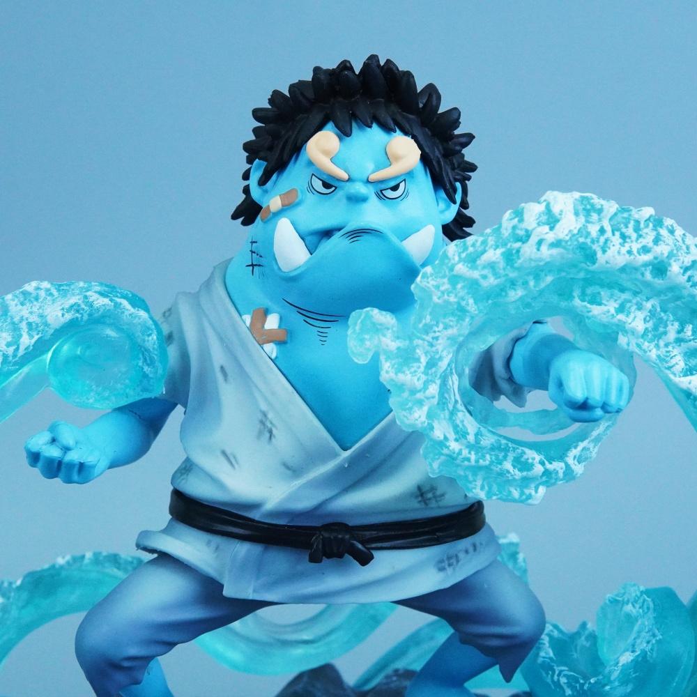 14.5cm/5.71in Anime One Piece Figure Jinbe Action Figures Pvc Statue Desktop Ornamen Collection Model Toys Gifts Poseable Articulated Scale Detailed