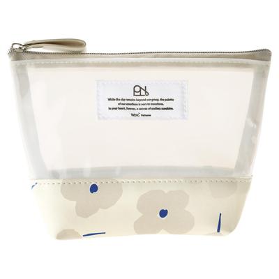 [2025] Wpc. Patterns Clear Color Boat-Shaped Pouch Merry Flower Off W148-372-204
