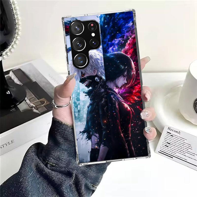 

G-Ghoul Токио Тоука Кирисима Мягкий чехол для телефона для Samsung Galaxy S22 S23 S24 S25 Edge S26 Ultra S20 FE S21 Plus + Fundas Coque G Samsung S25 Ultra