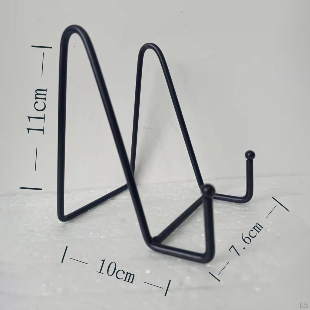 Easel Holder Rack Iron Organizer Picture black Photo Stands Display for Artwork Kitchen Weddings