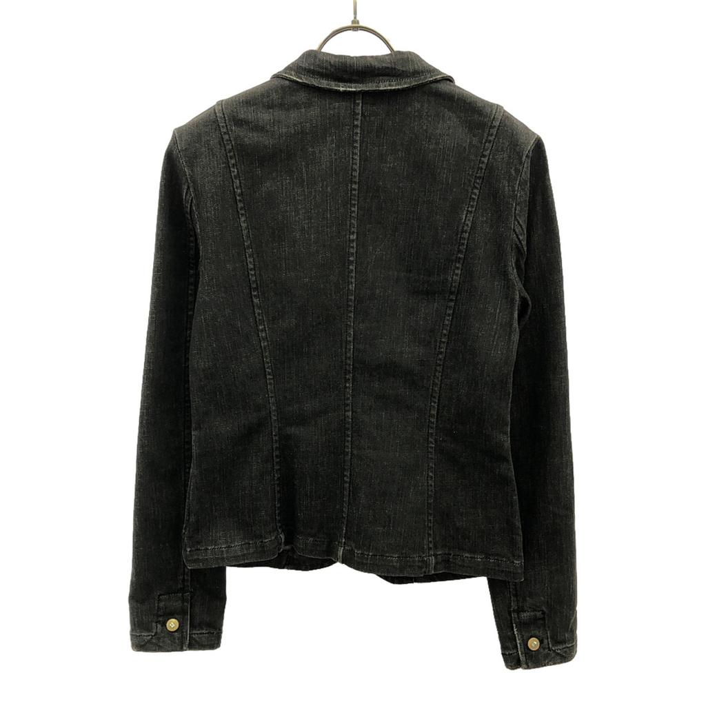MAX&CO made in Italy Denim Jacket 38 Black series Women Used
