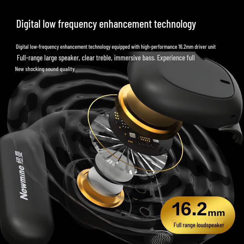 Newsmy Q9 Pro Open-Ear Bone Conduction Sports Headphones