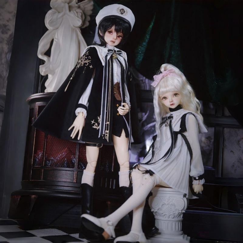 BJD doll clothes suitable for 1/4  sizeComplete set of cute magic cloaks clothes set doll accessories