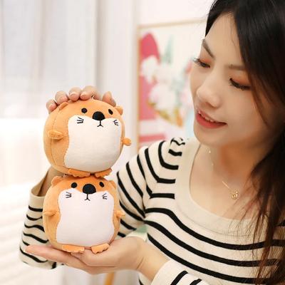11cm Kawaii Otter Plüschtiere Stofftier Beschwichtigen Baby Tier Puppe Anhänger Weihnachts-Geburtstags-Party Geschenk Raumdeko