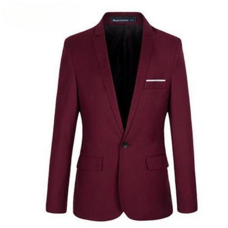 Men's Spring and Autumn New Korean Version Casual Suit Men's One-button Suit Top Slim Jacket