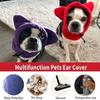 Warm Material Pet Winter Hats Adjustable Design Pet Hood Neck Warmer Dog Snood  Pet Headwear