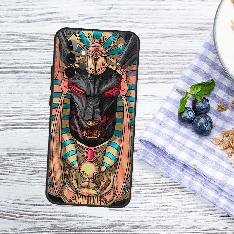 Egypt Nefertiti Anubis Ankh Case For Samsung Galaxy A52 A32 A12 A14 A34 A54 A53 A33 A13 A51 A71 A15 A25 A35 A55 Cover