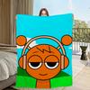 Coperta Gioco Incredibox Sprunki Comfort Amico della Pelle Calda Morbida Coperta in Peluche Adatta Divano Soggiorno Ufficio Camera da Letto