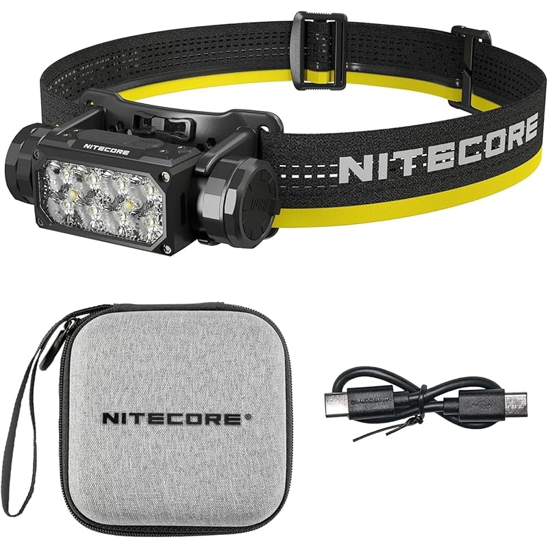 

NITECORE HC65 UHE headlight 2000 lumens NiteLab LED Equipped with 8 pieces Uses one 18650 lithium-ion rechargeable battery