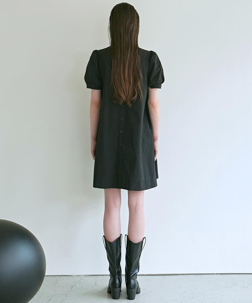 Nigaennikol Pintuck Button Dress_2 Color