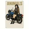Retro Metal Tin Sign Car Engines & Characters Decor for Garage Man Cave 20x30 Cm