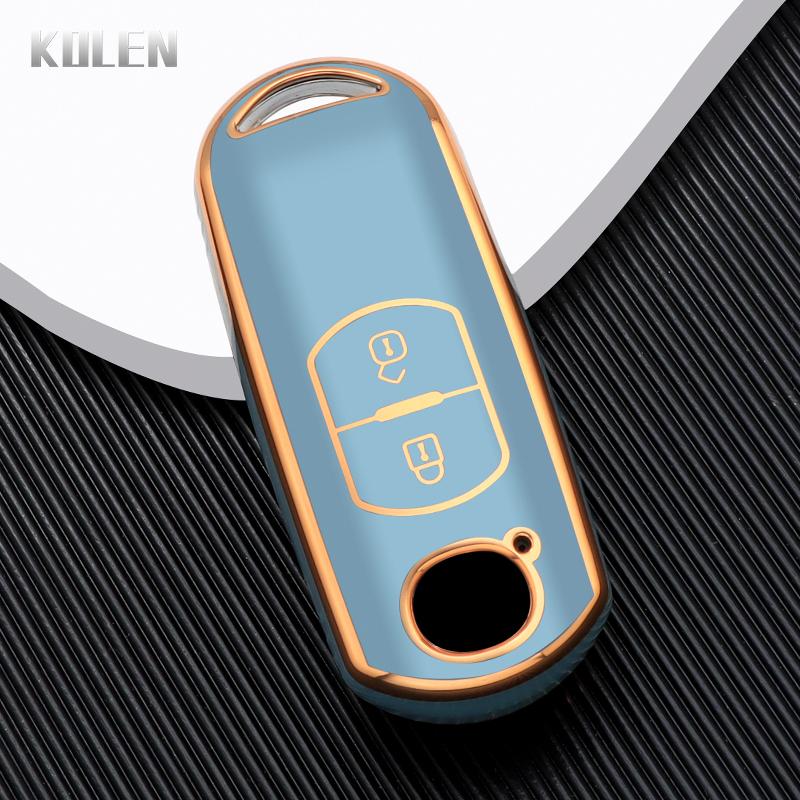 New Tpu Car Remote Key Case Cover Shell For Mazda 2 3 6 Atenza Axela Demio Cx-5 Cx5 Cx-3 Cx7 Cx-9 2 3 4 Buttons Protected Fob