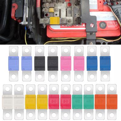 18Pcs Swe Mta Stud Car Fuses Mini Car Stereo Audio Afs Fuse 32V 20A 30A 40A 50A 60A 70A 80A 100A 125A 150A 175A