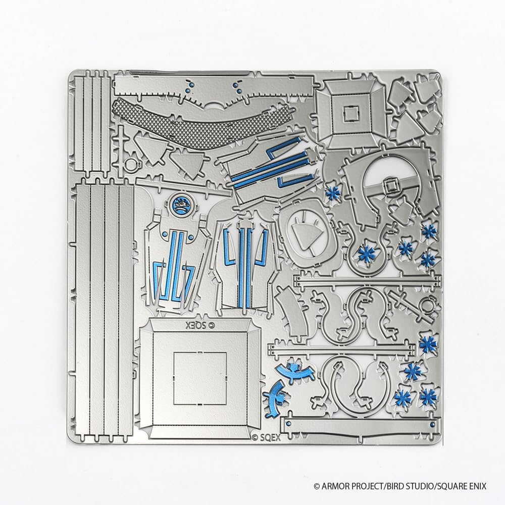 Tenyo Dragon Quest Metallisk Nano Puslespill Vill Metallrustning Vill Metallhjelm &