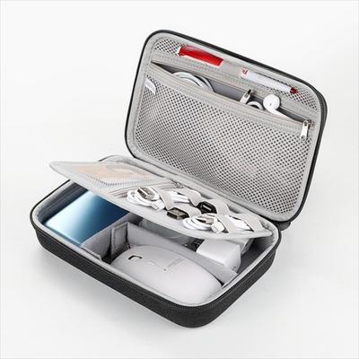Organisateur Électronique de Voyage Grande Capacité Étui Rigide Anti-choc Imperméable Anti-poussière pour Disque Dur Numérique Clé USB