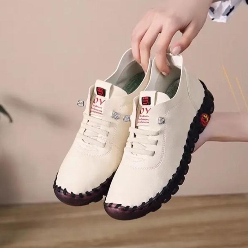 Autumn Oxford Soft Sole Women's Casual Dance Shoes for Middle-Aged and Elderly