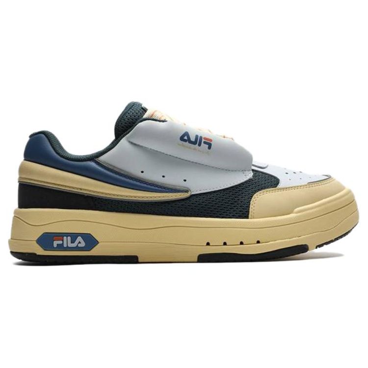 Fila Comfortable Durable Low-Top Skate Shoes Men Sneakers Blue Yellow F12M334201FDI