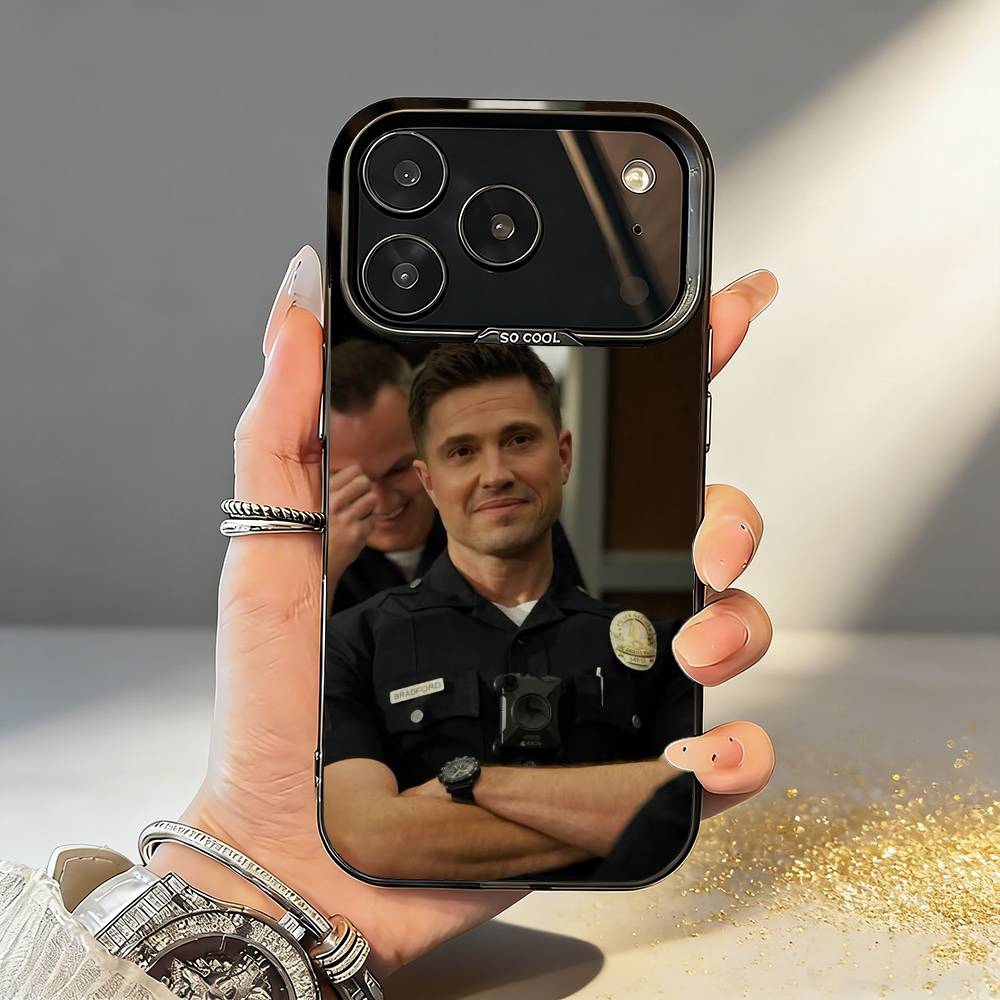 

Handsome T-Tim Bradford R-Rookied Phone Case For iPhone17,16,15,14,13,12,11,Pro,MAX Gray Matte Silicone Black Cover iPhone13PROMAX