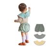 Pumpkin Pants 1P Piping Bib 2P Set A Butter Pink Balloon Pants Baby Bloomers Baby Bottoms [Konny] + (Khaki, Yellow, Green) 3-6M