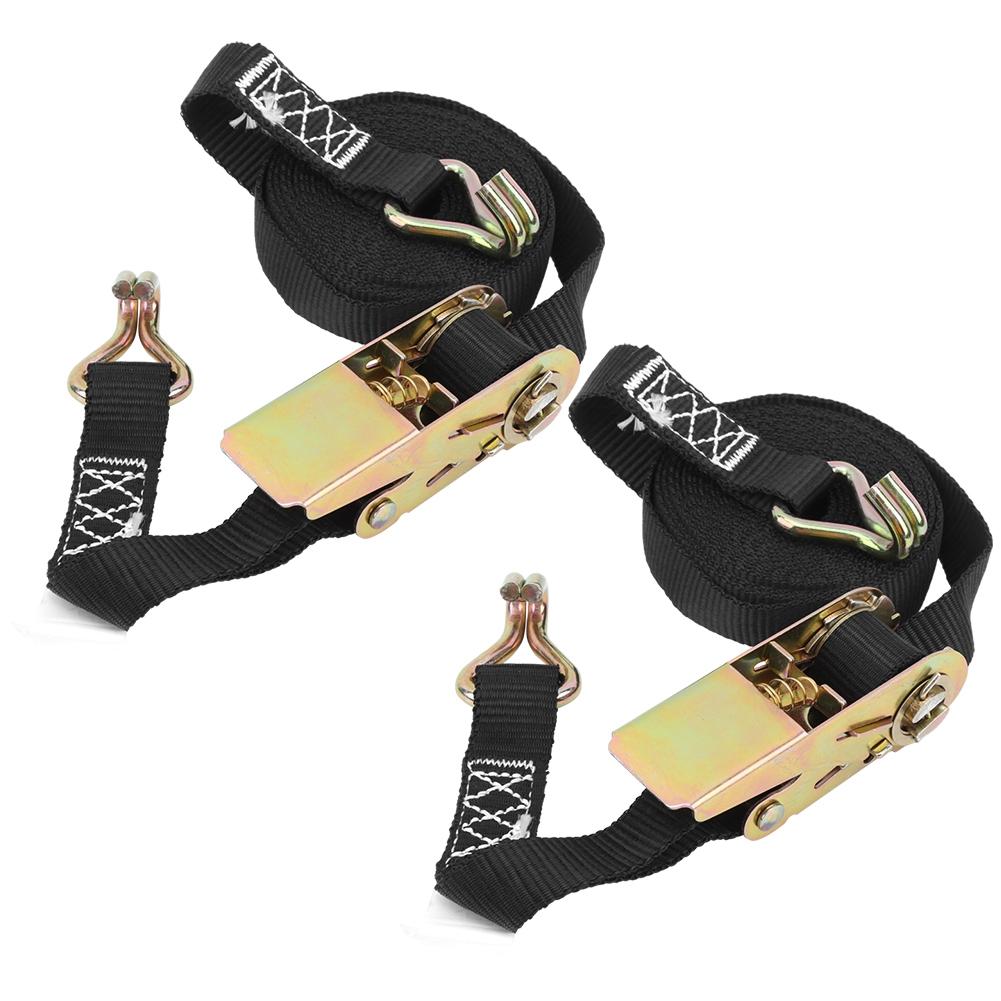 

2 Set Surfboard Kayak Tie Down Straps Canoe Boat Cargos Puller Strap with Hook