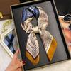 Fashion 70X70Cm Women'S Scarf Silk Paisley Print Scarf Square Shawl Decorative Headband Neck Luxury Design Bandana