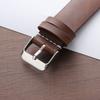 18mm 20mm 22mm Bracelet for Seiko Vintage Pu Cowhide Watch Band Silver Buckle Stitching Calfskin Strap for Omega for Men Women