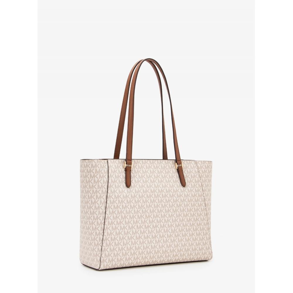 Michael Kors Charlotte 3 In 1 Tote Large 35f3gcft9t150 Vanilla