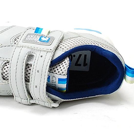 Carrot Sneakers CR Athletic Wide C2146, 2175, Shoes, 2E/3E, Fit, 14-21cm, 0.5cm Adjustment, Kids', Boys, Girls, 3E, Navy, 16.0cm