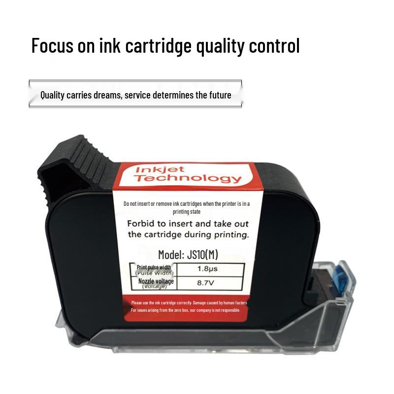 Quick-Dry Ink Cartridge for Multiple Inkjet Coder Models JS10, JS12, IQ800, 880, 797, 2590, 1704