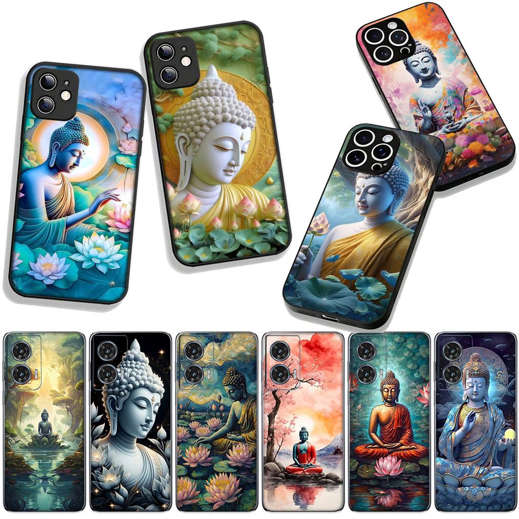 Phone Cover Lord Buddha Wallpaper Casing for Apple iPhone 16 15 14 Plus 13 12 Mini 17 Pro Max + ProMax 16E Air 15+ Case