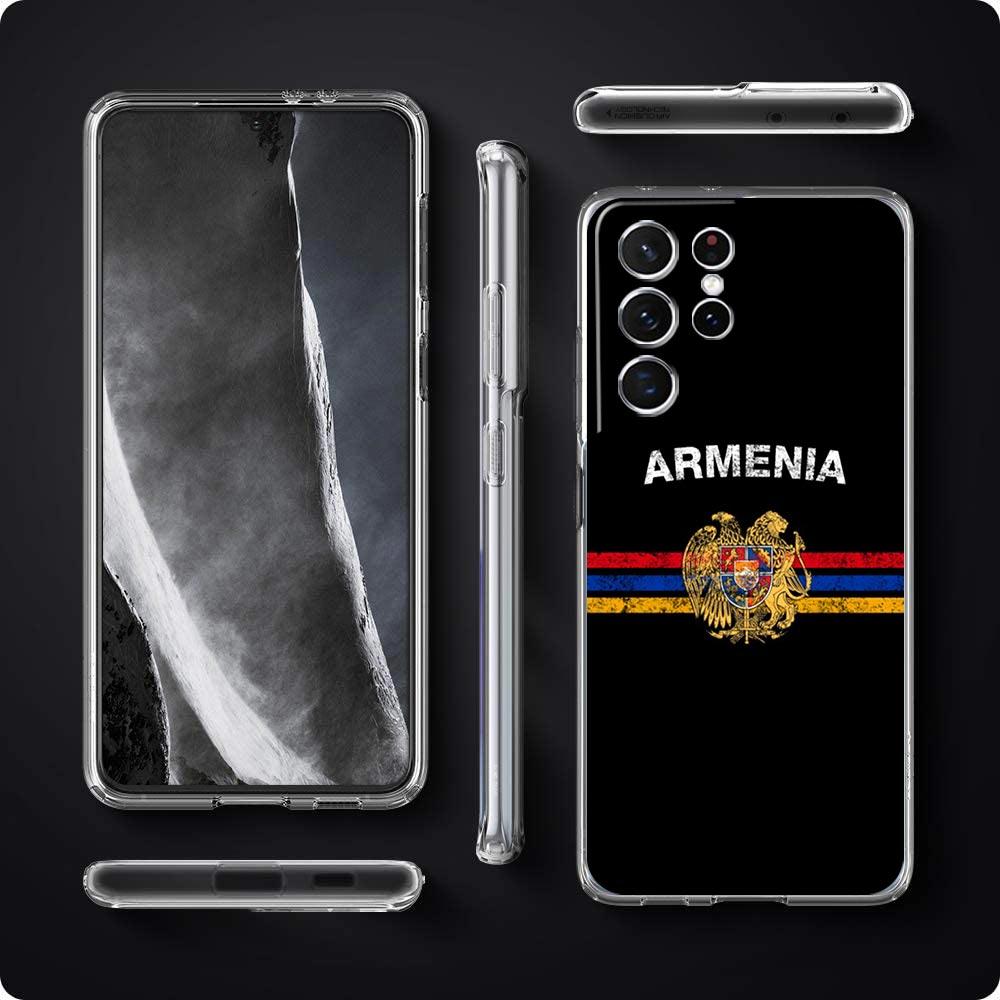 Armenia Armenian Flag Clear Silicone Phone Case For Samsung Galaxy S23 S22 5G S20 Ultra S21 FE 5G S10E S9 S8 S10 Plus Soft Cover