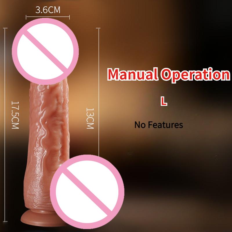 Realistic Dildo Vibrator Masturbator for Women Sex Toy Remote Control Heating Artificial Big Penis Telescopic Vibrators Anal Sex