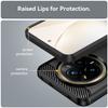 For Realme 14 Pro+ 5G Case Protective Phone Cover Carbon Fiber Texture Brushed