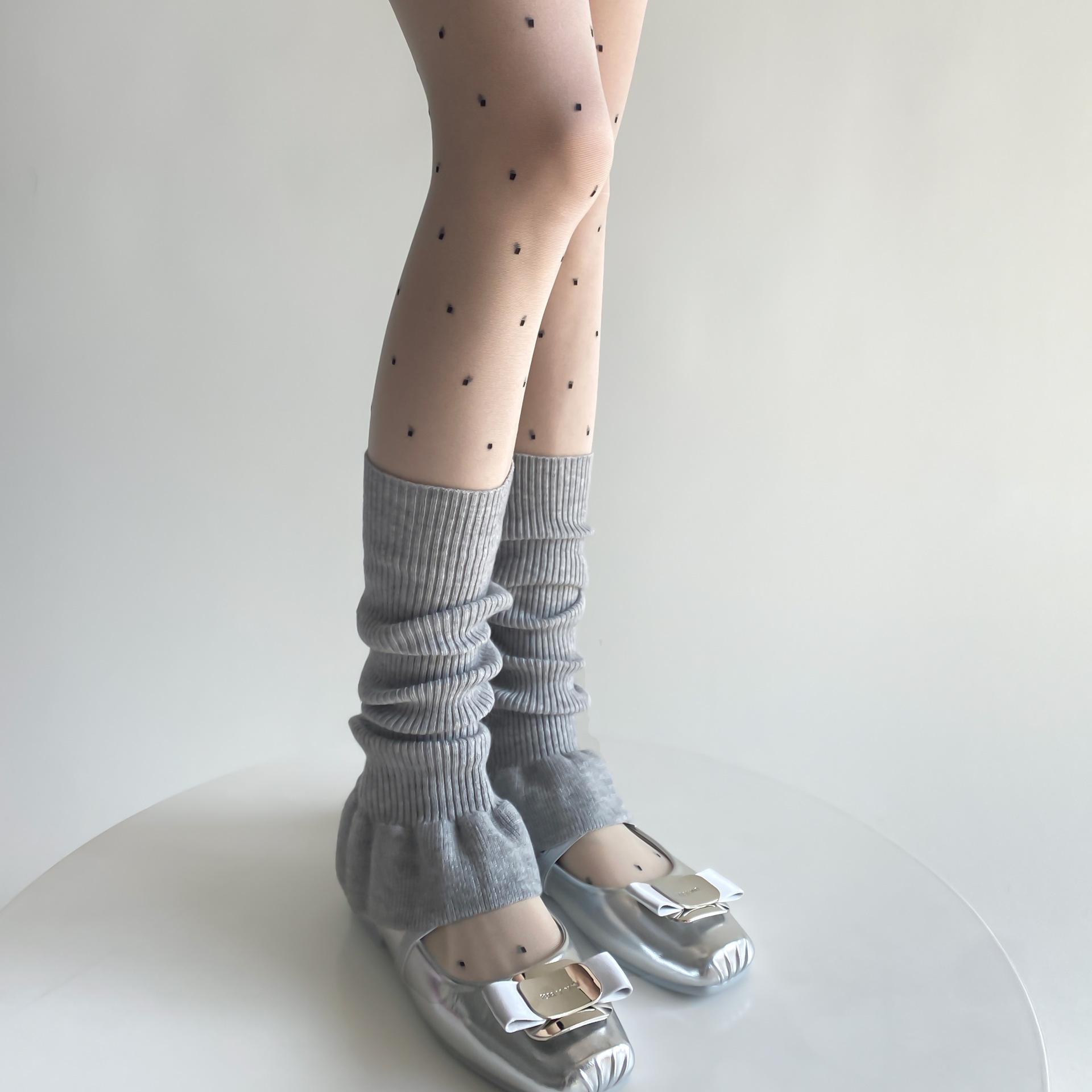 

Балетные гетры женские осенне-зимние для девочек, женские гетры, танцевальные носки Y2k, Харадзюку, гетры, милые пушистые гетры до икр One Size